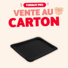 Bandeja de cartón negra para catering, 19 x 28 cm - Caja de 200 unidades
