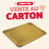 Bandeja de cartón plateada para catering, 28 x 42 cm - Por cada 2 paquetes comprados, 1 paquete GRATIS