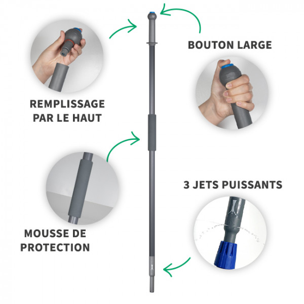Escoba de tanque para profesionales