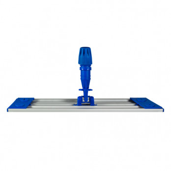 Cabezal de escoba trapeadora trapazoidal de aluminio - 55 cm