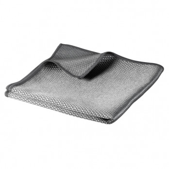 Bayeta de microfibra no tejida lisa gris - Gama Extra