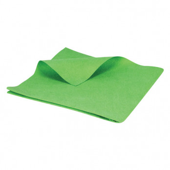 Paño verde de microfibra no tejida suave