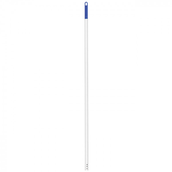 Mango de aluminio azul 140cm + material de barrido vs fregona de microfibra Speedy 45x16cm