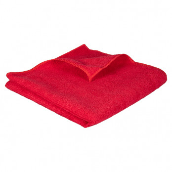 Toallita de microfibra roja