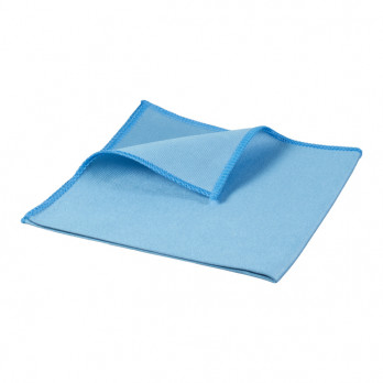 Bayeta de microfibra no tejida lisa azul - Gama Extra