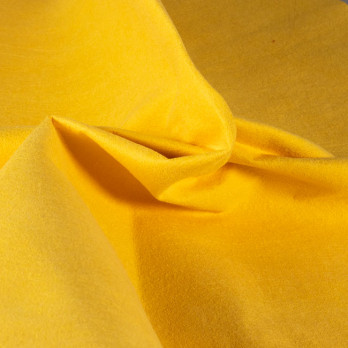 Paño liso amarillo de microfibra no tejida
