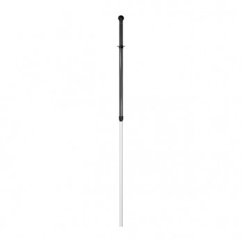 Mango telescópico de aluminio perforado con bola giratoria - 2 x 80 cm