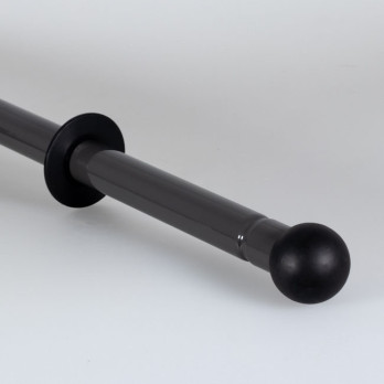 Mango telescópico de aluminio perforado con bola giratoria - 2 x 80 cm