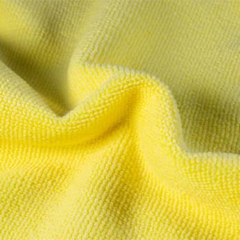 Toallita bucle microfibra amarilla - Gama Extra