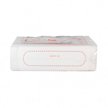 Paño de cocina de tela no tejida desechable blanco