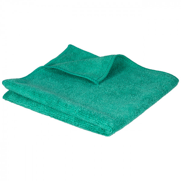 Bayeta de microfibra verde multiusos 38x38cm