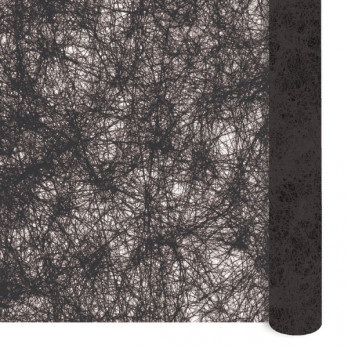 Camino de mesa Romance negro en rollo 0,30 x 10 m