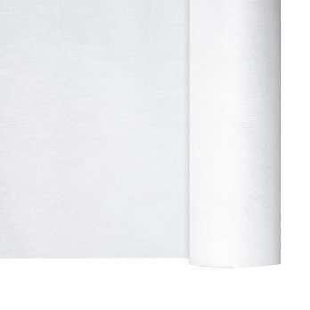 Mantel blanco spunbond en rollos precortados 1,20 x 48 m