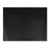 Mantel individual de papel gofrado negro 30 x 40 cm