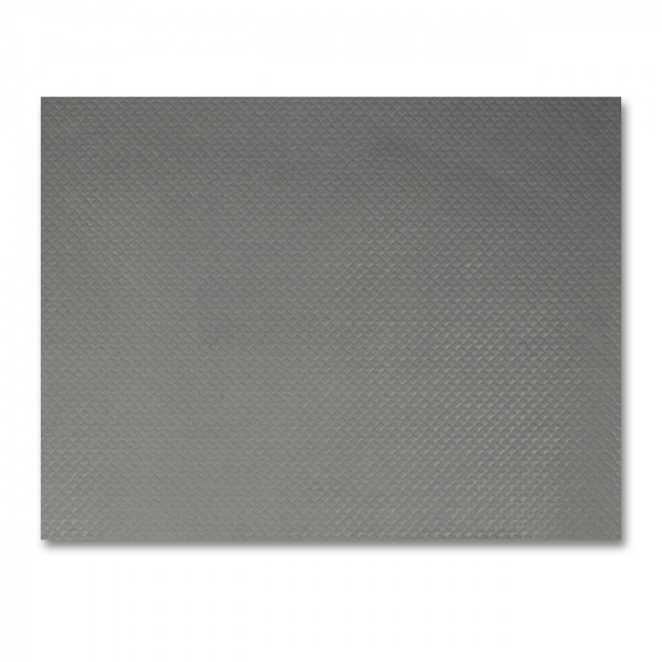 Mantel individual de papel gofrado gris 30 x 40 cm