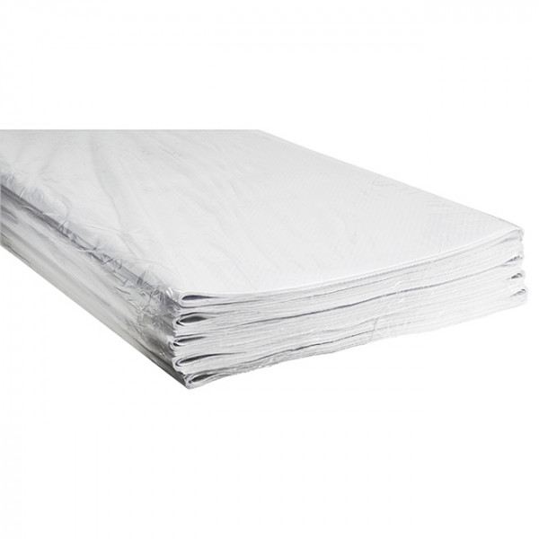 Mantel de papel gofrado blanco 80x120cm