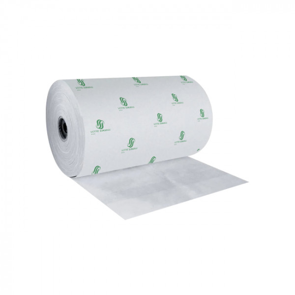 Papel termosellable personalizado en rollos blancos de 6 kg y 35 cm de ancho - Impresión en hasta 4 colores