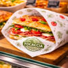 Papel de regalo personalizado para comida rápida: focaccia