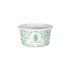 Tarrina de helado personalizada 100% cartón 0% plástico 6 Oz - Impresión hasta en 4 colores