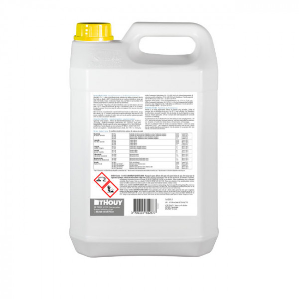 Detergente desinfectante para suelos y superficies en botes de 5 L