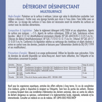Detergente desinfectante multisuperficies 750 ml