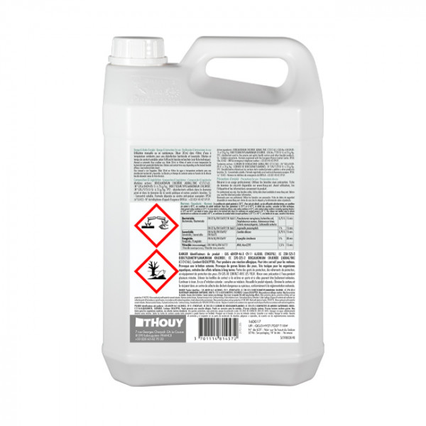 Detergente desinfectante con fragancia de pino y eucalipto
