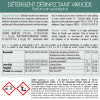 Etiqueta Detergente desinfectante virucida fragancia pino eucalipto 5 L