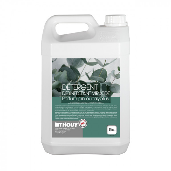 Detergente desinfectante virucida con fragancia de pino y eucalipto 5 L