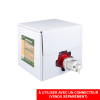 Abrillantador profesional para lavavajillas Bolsa Ecolabel en caja de 5 L con conector para dispensador de lavavajillas