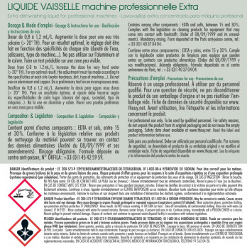 Lavavajillas profesional Extra 20 L