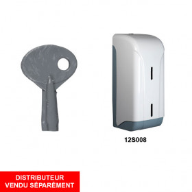Llave para dispensador de minirollos de papel