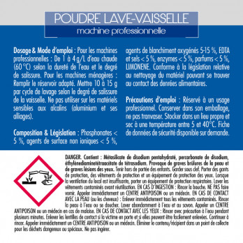 Lavavajillas profesional en polvo 10 kg