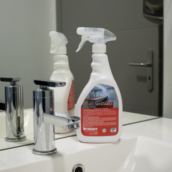 Detergente desincrustante desinfectante virucide spray sanitario 750 mL