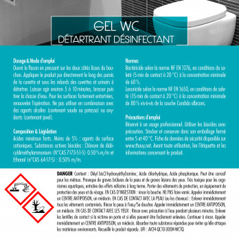 Gel desinfectante WC 1 L