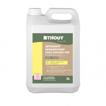 Detergente desinfectante sin aclarado PAE Ecocert 5 L