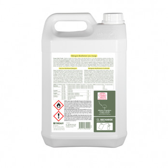 Detergente desinfectante sin aclarado PAE Ecocert 5 L