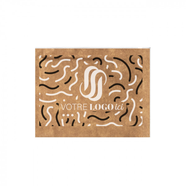 Toallita refrescante personalizada 6 x 8 cm - Impresión hasta 3 colores