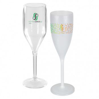 Copas de champán reutilizables personalizadas