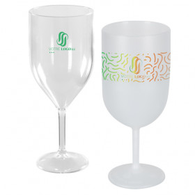 Copas de plástico personalizables con logotipo para eventos