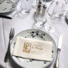 Servilletas de papel personalizadas para decorar platos de restaurante