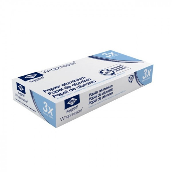 Recambio de rollo de papel de aluminio de 45 cm x 200 m para WRAPMASTER 4500 y DUO
