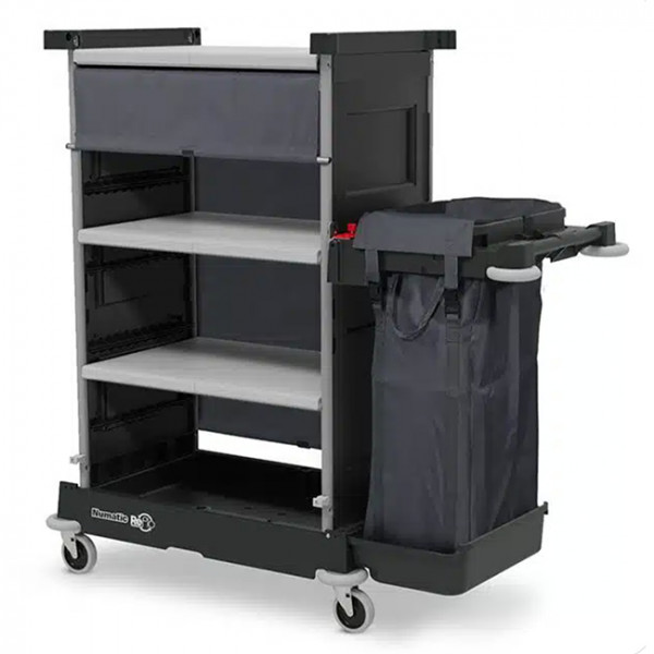 Carro grande para hostelería NKT0 Reflo Numatic + extensión para la bolsa de la ropa sucia