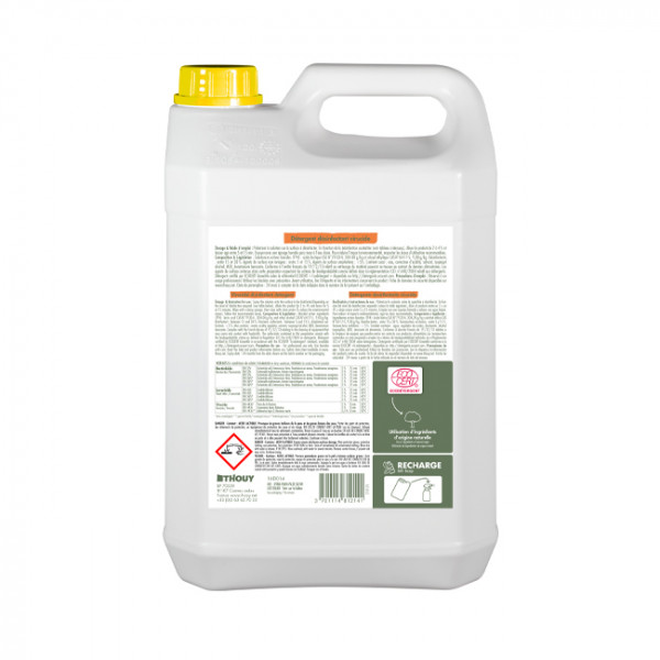 Desinfectante ecológico Ecocert en bidones de 5 L