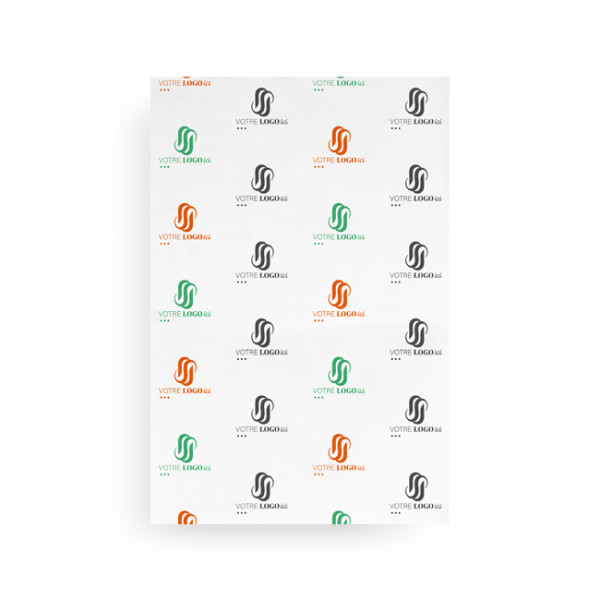 Papel sulfurizado personalizado mediano 38 x 31 cm - Impresión hasta en 3 colores