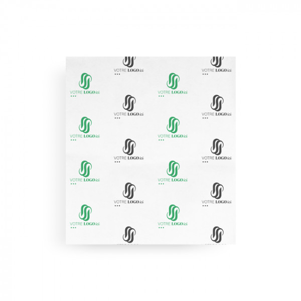 Papel sulfurizado personalizado pequeño 34 x 28 cm - Impresión hasta en 3 colores