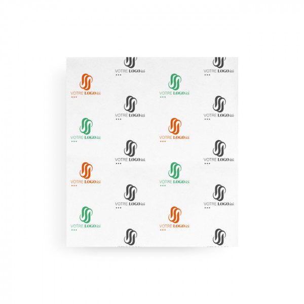 Papel sulfurizado personalizado pequeño 34 x 28 cm - Impresión hasta en 3 colores