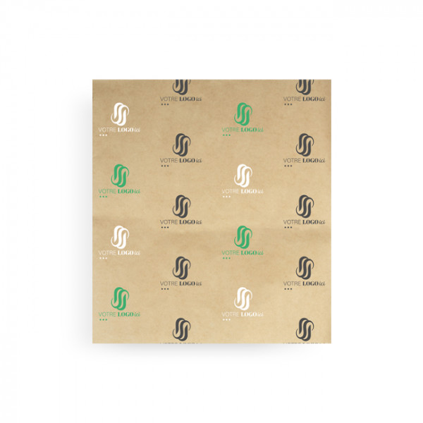 Papel sulfurizado personalizado pequeño 34 x 28 cm - Impresión hasta en 3 colores