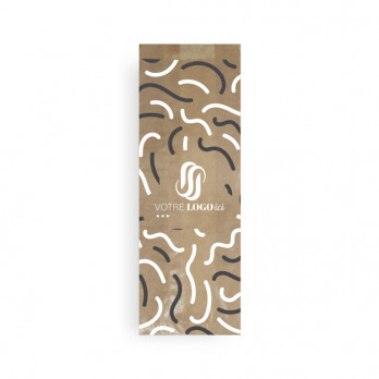 Papel personalizado 14 + 6 x 34 cm tradición x 2 bolsa - Impresión hasta 3 colores