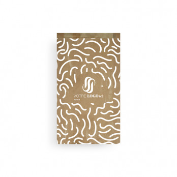 Bolsa personalizada para frutas y verduras en papel kraft 2 kg 20 + 6 x 32 cm - Impresión en hasta 3 colores