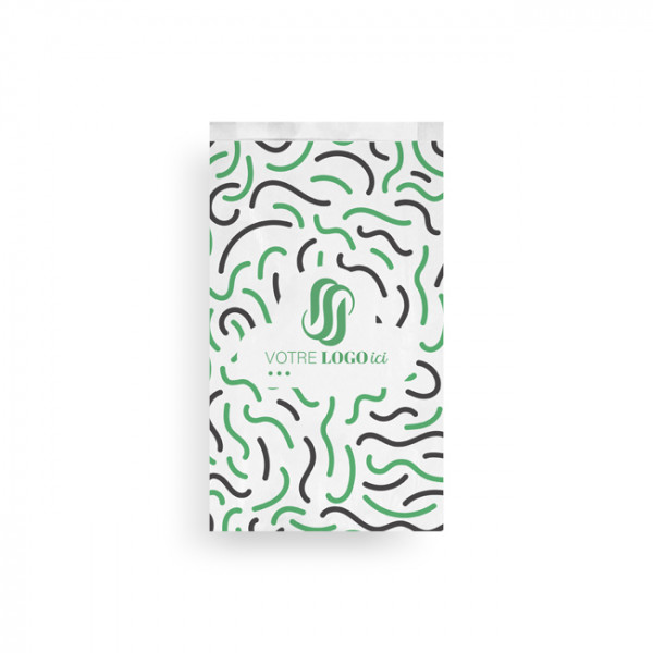 Manga pastelera de papel personalizada (1/2) 12 + 5 x 25 cm - Impresión en hasta 3 colores